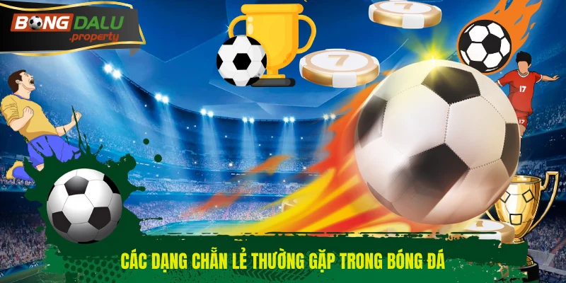 Các dạng chẵn lẻ thường gặp trong bóng đá