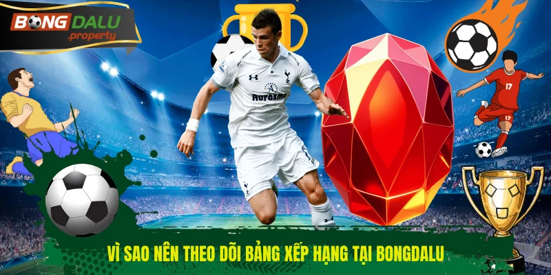 Vì sao nên theo dõi bảng xếp hạng tại BONGDALU